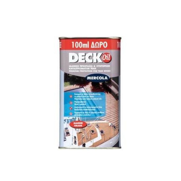 DECK OIL 1L(900ml+ 100ml ΔΩΡΟ)