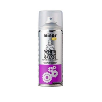 MINOS TECH WHITE LITHIUM GREASE SPRAY 400ml