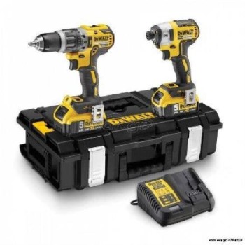 ΣΕΤ ΔΡΑΠ/ΔΟ DCD796 + ΚΑΤΣ.ΠΑΛΜ DCF887 DW 2 XR LI-ION 5.0A BL 18V+DS150 DCK266P2