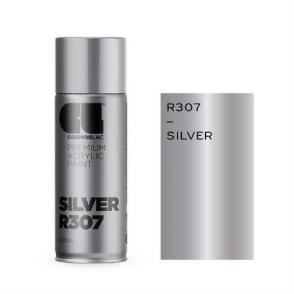SPRAY COSMOS R307 BRIGHT SILVER 400ml