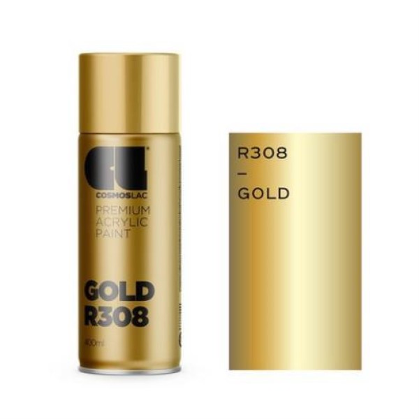 SPRAY COSMOS R308 BRIGHT GOLD 400ml