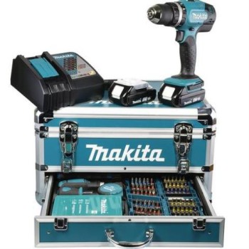 ΚΡΟΥΣΤΙΚΟ ΔΡΑΠ/ΒΙΔΟ LXT 18V 2*3Ah/13mm/42Nm ΒΑΛΙΤΣΑ ΑΛΟΥΜ. +96 ΕΞΑΡΤ.