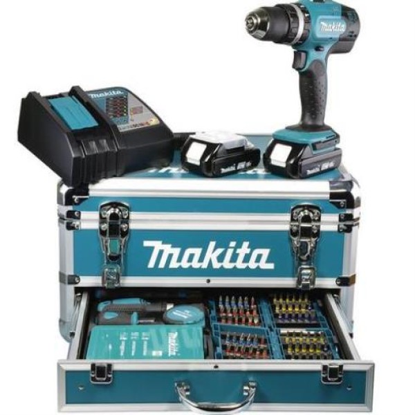 ΚΡΟΥΣΤΙΚΟ ΔΡΑΠ/ΒΙΔΟ LXT 18V 2*3Ah/13mm/42Nm ΒΑΛΙΤΣΑ ΑΛΟΥΜ. +96 ΕΞΑΡΤ.