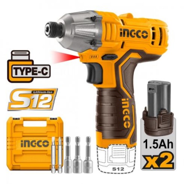 ΠΑΛΜΙΚΟ ΚΑΤΣΑΒΙΔΙ 12V ΣΕΤ +2*1,5Ah Li-lon TYPE-C