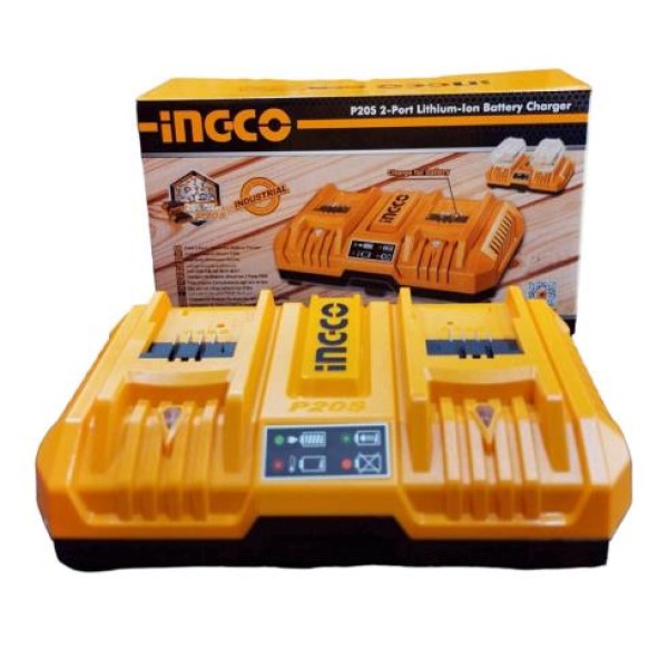 ΔΙΠΛΟΣ ΤΑΧΥΦΟΡΤΙΣΤΗΣ ΜΠΑΤΑΡΙΩΝ 2Χ4,0Ah 20V Li-i