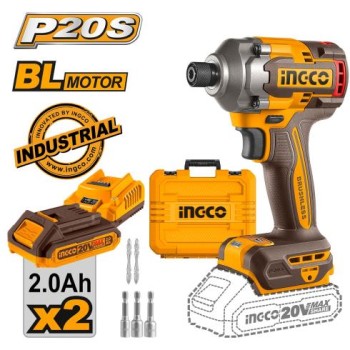 ΠΑΛΜΙΚΟ ΚΑΤΣΑΒΙΔΙ 20V 285ΝΜ + 2 2,0Ah Super Ingo