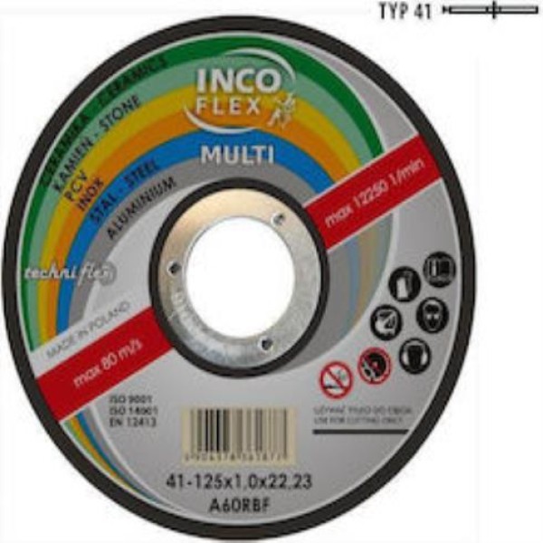 ΔΙΣΚΟΣ ΚΟΠΗΣ MULTI 125X1.6