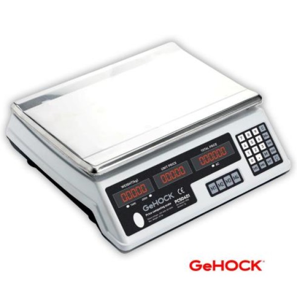 ΖΥΓΑΡΙΑ 40kg ΠΑΓΚΟΥ ΗΛΕΚΤΡΟΝΙΚΗ GeHOCK (ΛΕΥΚΗ)