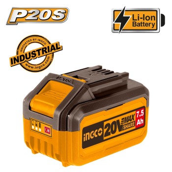 ΜΠΑΤΑΡΙΑ 20V 7.5Ah Li-ion INGCO