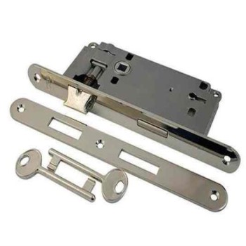 ΚΛΕΙΔΑΡΙΑ ΚΑΜΑΡΟΠΟΡΤΑΣ AGB MED18 ΝΙΚΕΛ ΟΒΑΛ