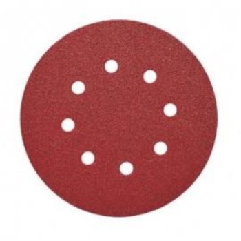 ΚΟΚΚΙΝΟ VELCRO Φ125 8 ΤΡ. P80