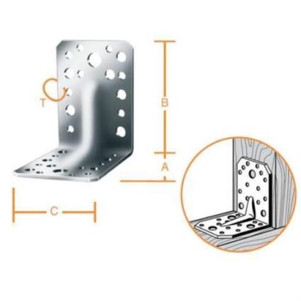 ΓΩΝΙΑ   90Χ 90Χ65ΜΜ, ΒΤ,ΓΛΒ