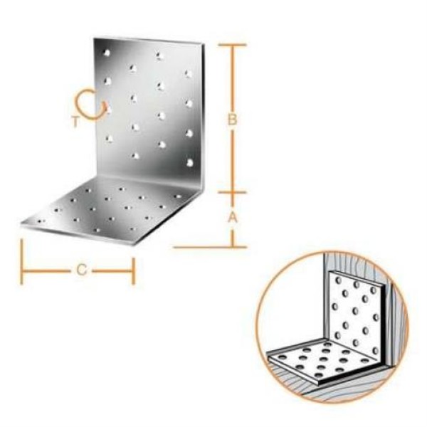 ΓΩΝΙΑ   40Χ40Χ60ΜΜ, ΓΛΒ