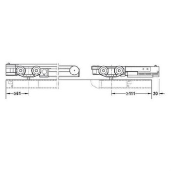 ΜΗΧΑΝΙΣΜΟΣ SLIDO CLASSIC 80-I (W/O SODT CLOSING)