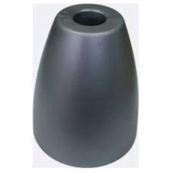 Πόδι πλαστικό επίπλου Φ70χ80 ΝΙΚΕΛ