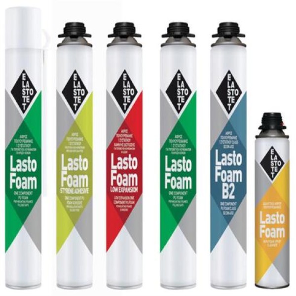 ΑΦΡΟΣ ΠΟΛΟΥΥΡΕΘΑΝΗΣ ΧΑΜΗΛΗΣ ΔΙΟΓΚΩΣΗΣ 750ml ΠΙΣΤΟΛΙΟΥ LASTOFOAM