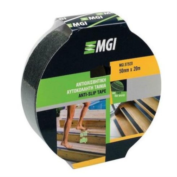 ΤΑΙΝΙΕΣ ΑΝΤΙΟΛΙΣΘΗΤΙΚΕΣ ΓΙΑ ΣΚΑΛΟΠΑΤΙΑ MGI ΜΑΥΡΕΣ 50mmX5m 97905
